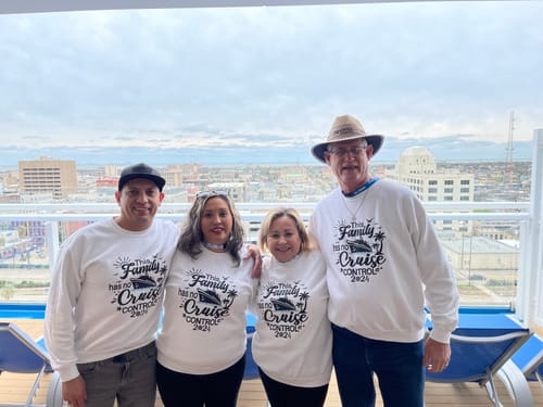 Customer photo review of This Family has no Cruise Control DTF Transfer