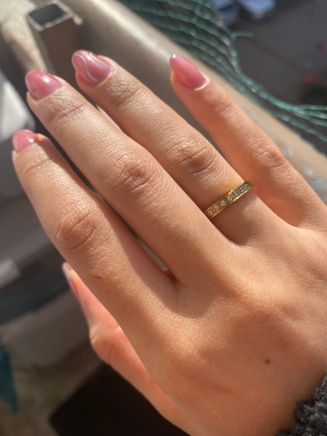 Customer photo review of Belinda Ring | 18K vergoldet
