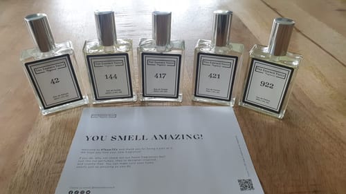 Customer photo review of 30ml x5 Perfume Set