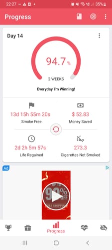 Customer photo review of VALOK - Dein Anker gegen Stress und Rauchverlangen