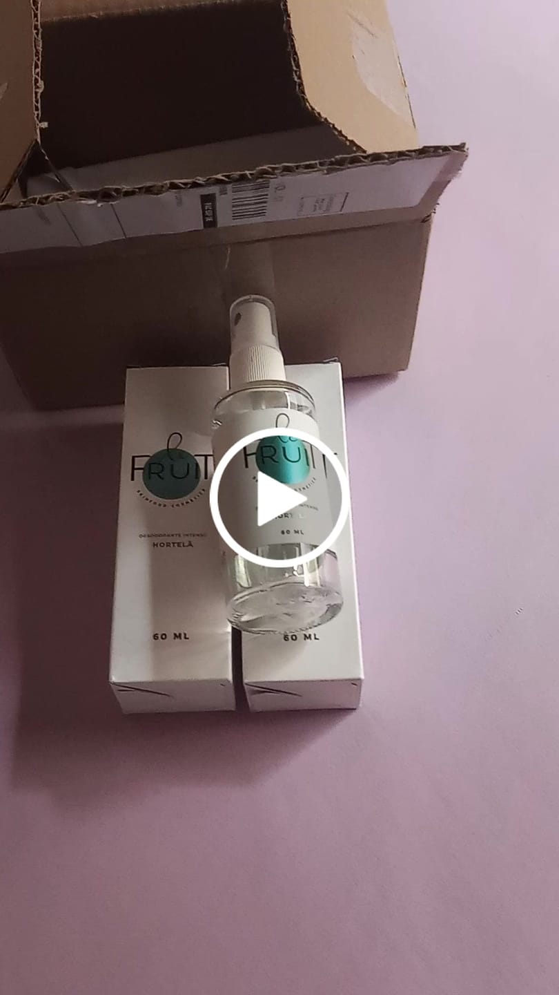 Customer video review of Desodorante Sport