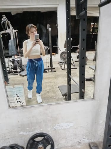 Customer photo review of Jogger MoveTech® Matrix Scrub Pants 2.0 - Women / Sapphire