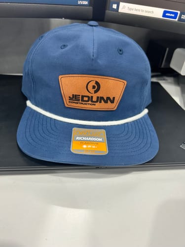 Customer photo review of Custom Leather Patch Rope Hat Richardson 256 UMPQUA