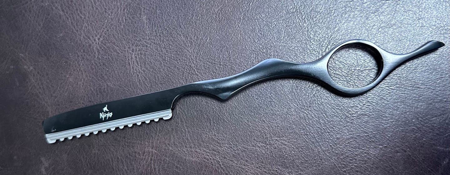 Customer photo review of KUNAI RAZORS