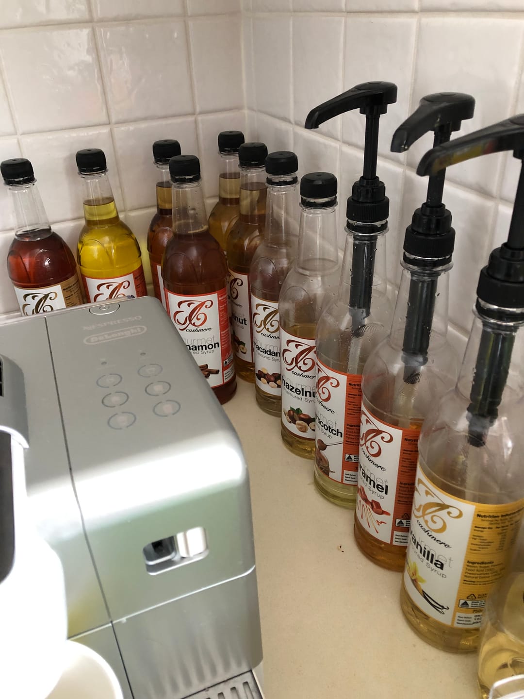 Customer photo review of Hazelnut Coffee Syrup