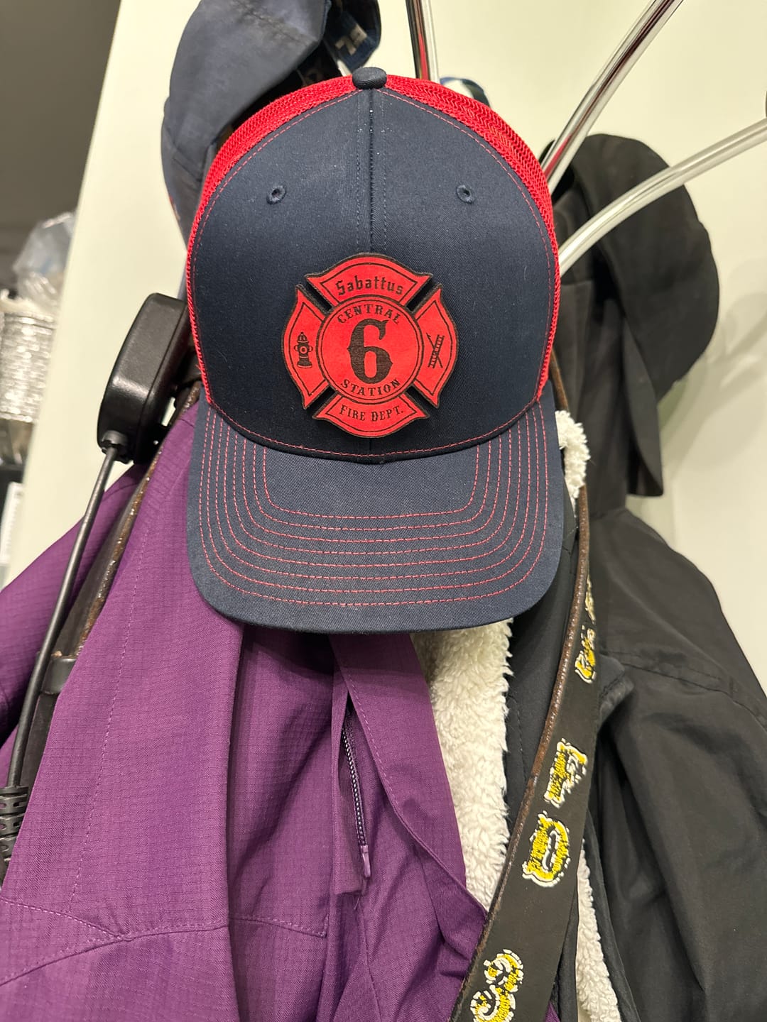 Customer photo review of Custom Maltese Leather Patch Hat