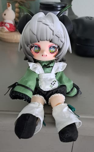 Customer photo review of Kukaka Insect Cafe Series Panda BJD Action Figure
