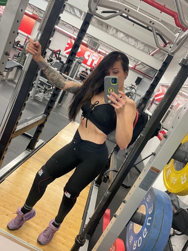 Customer photo review of Reversible Knee Sleeves Camo