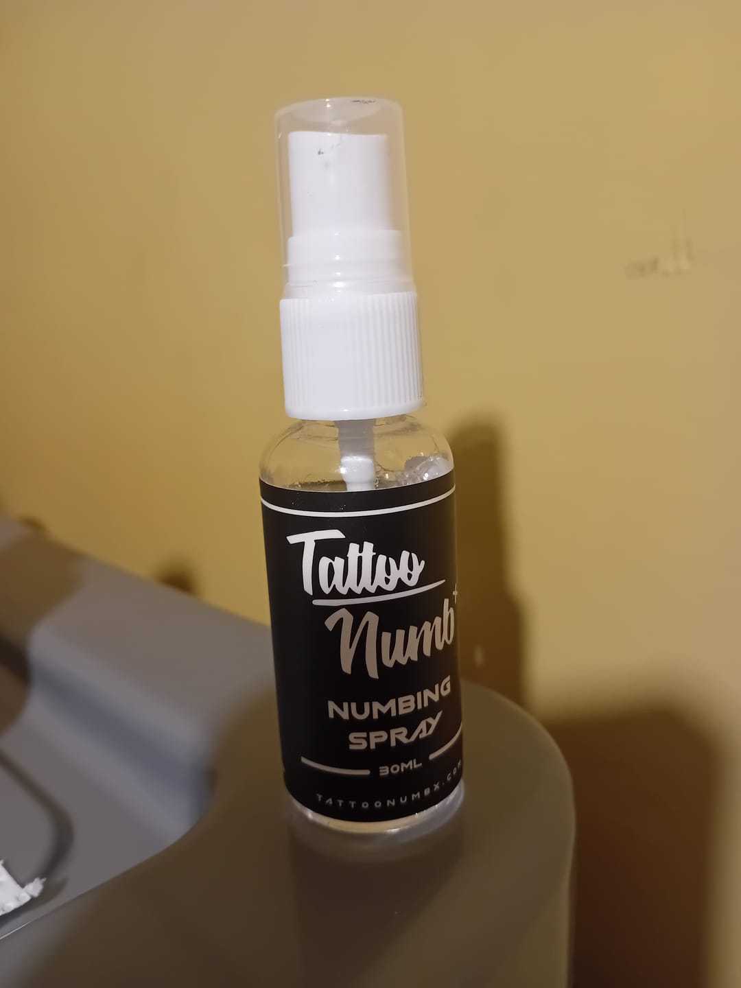 Customer photo review of TattooNumbx Numbing Spray