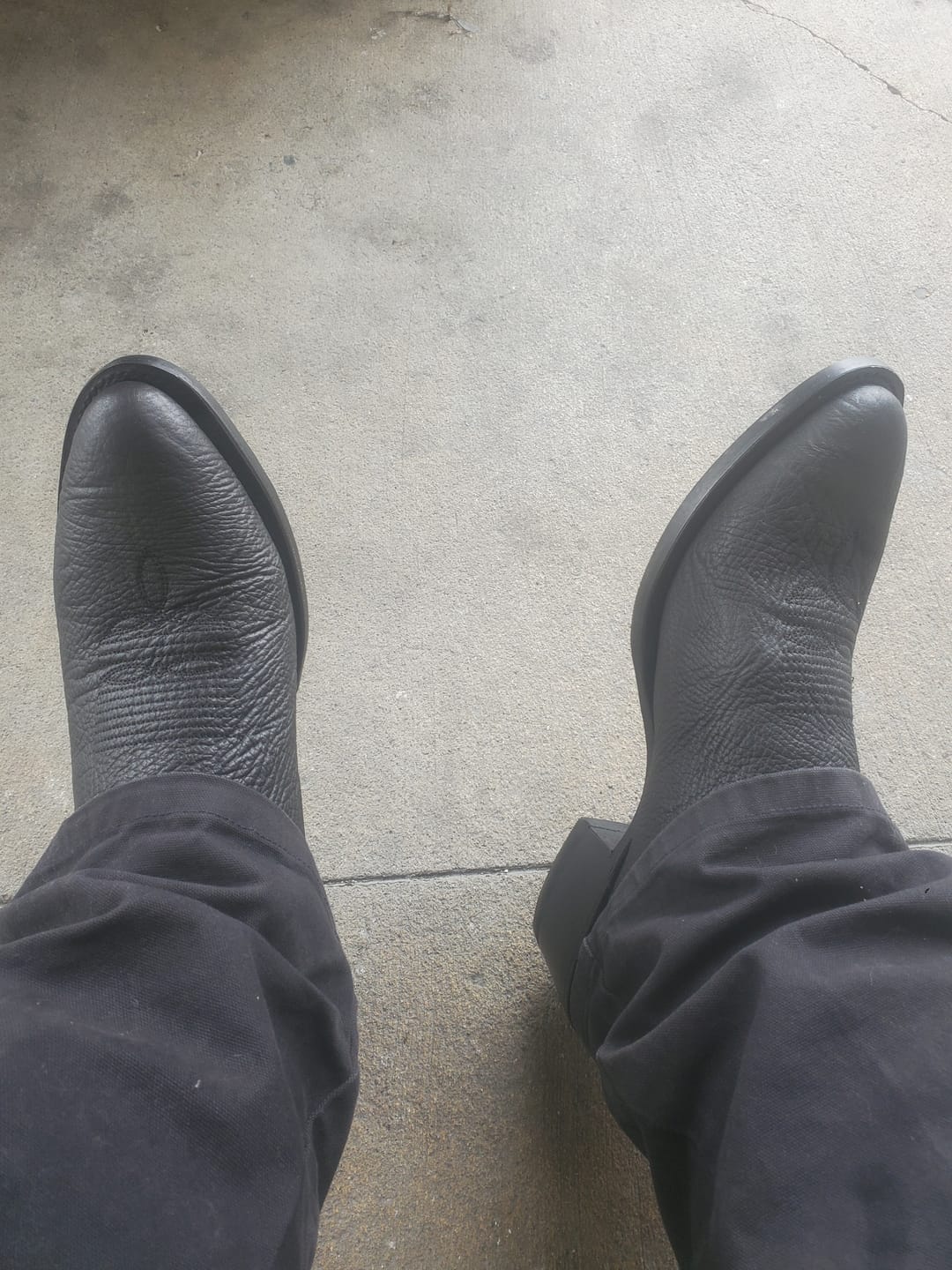 Customer photo review of Men's Bull Shoulder Western Boots