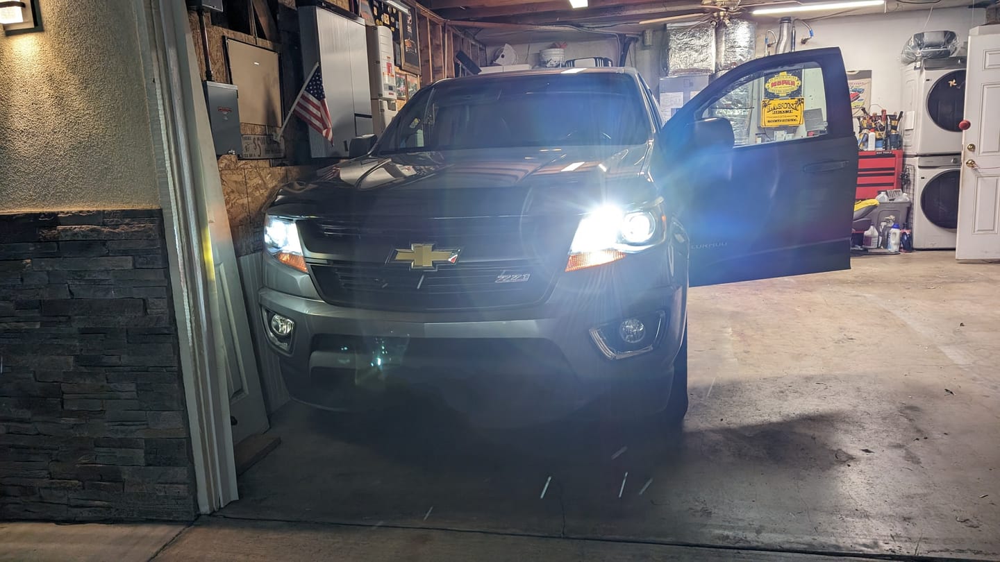 Customer photo review of Carifex Compact LED Headlight Sets