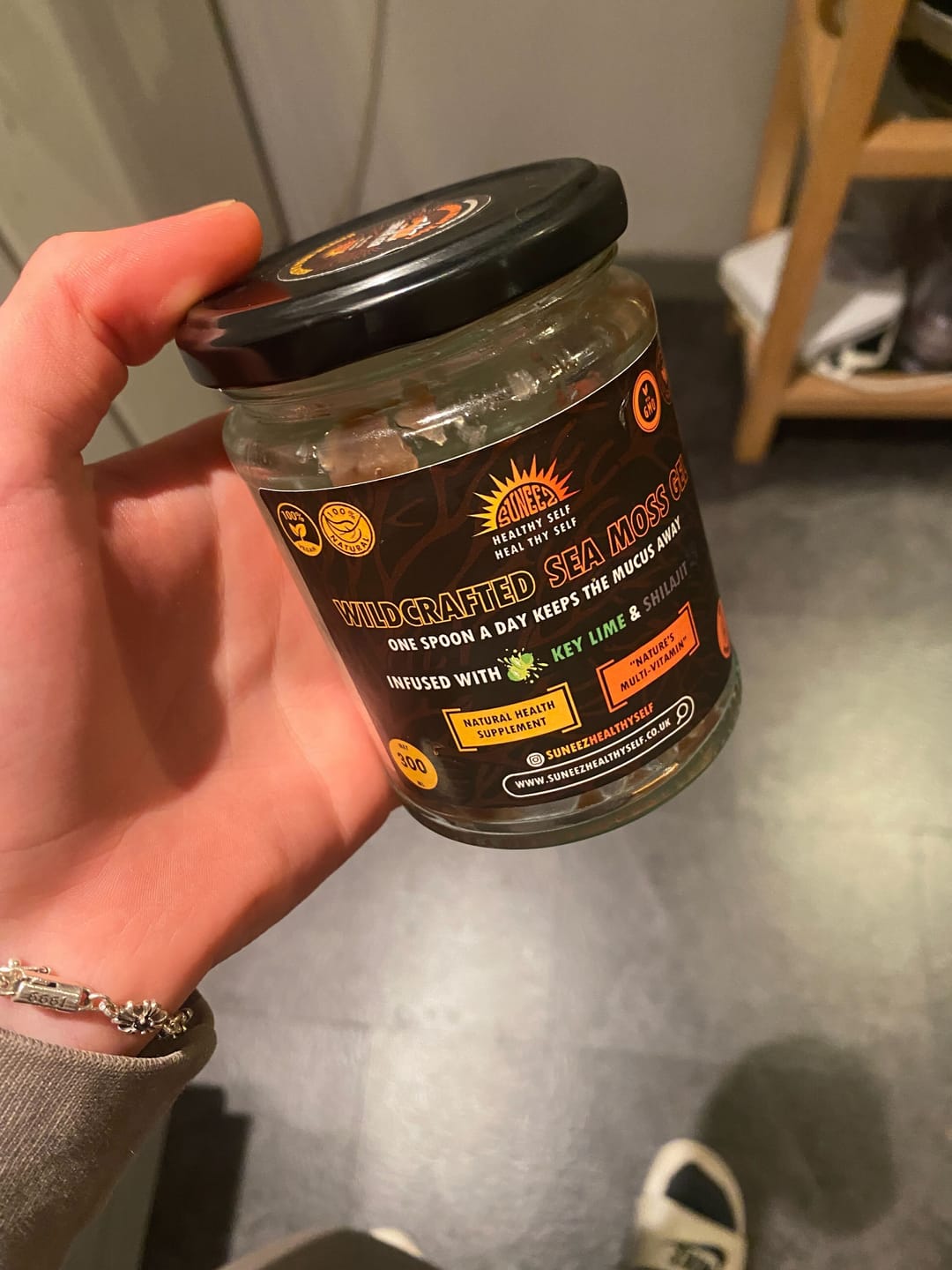 Customer photo review of Shilajit & Key Lime - Purple Wildcrafted Sea Moss Gel