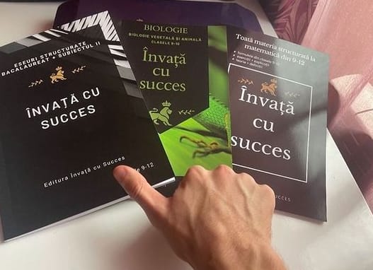 Customer photo review of Învață cu succes - Pachet Bacalaureat | Română + Matematică + Biologie 9-10