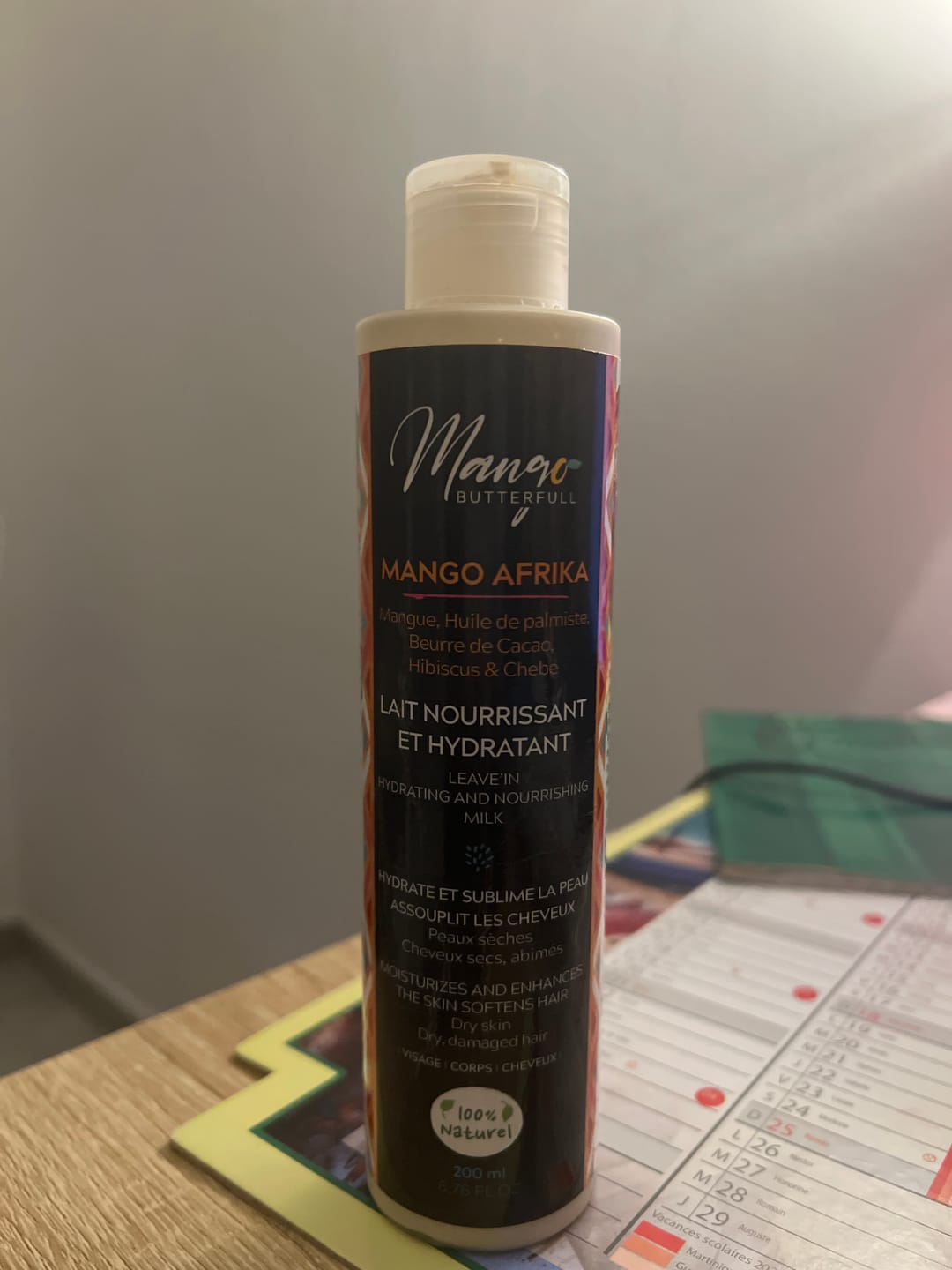 Customer photo review of Lait hydratant et nourrissant -  Mango AFRIKA