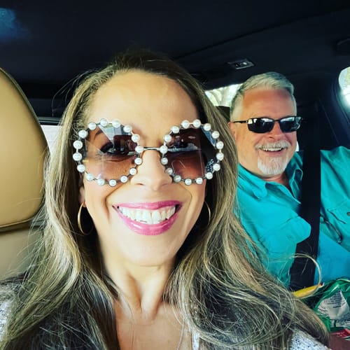 Customer photo review of PEARL ELTON SUNGLASSES