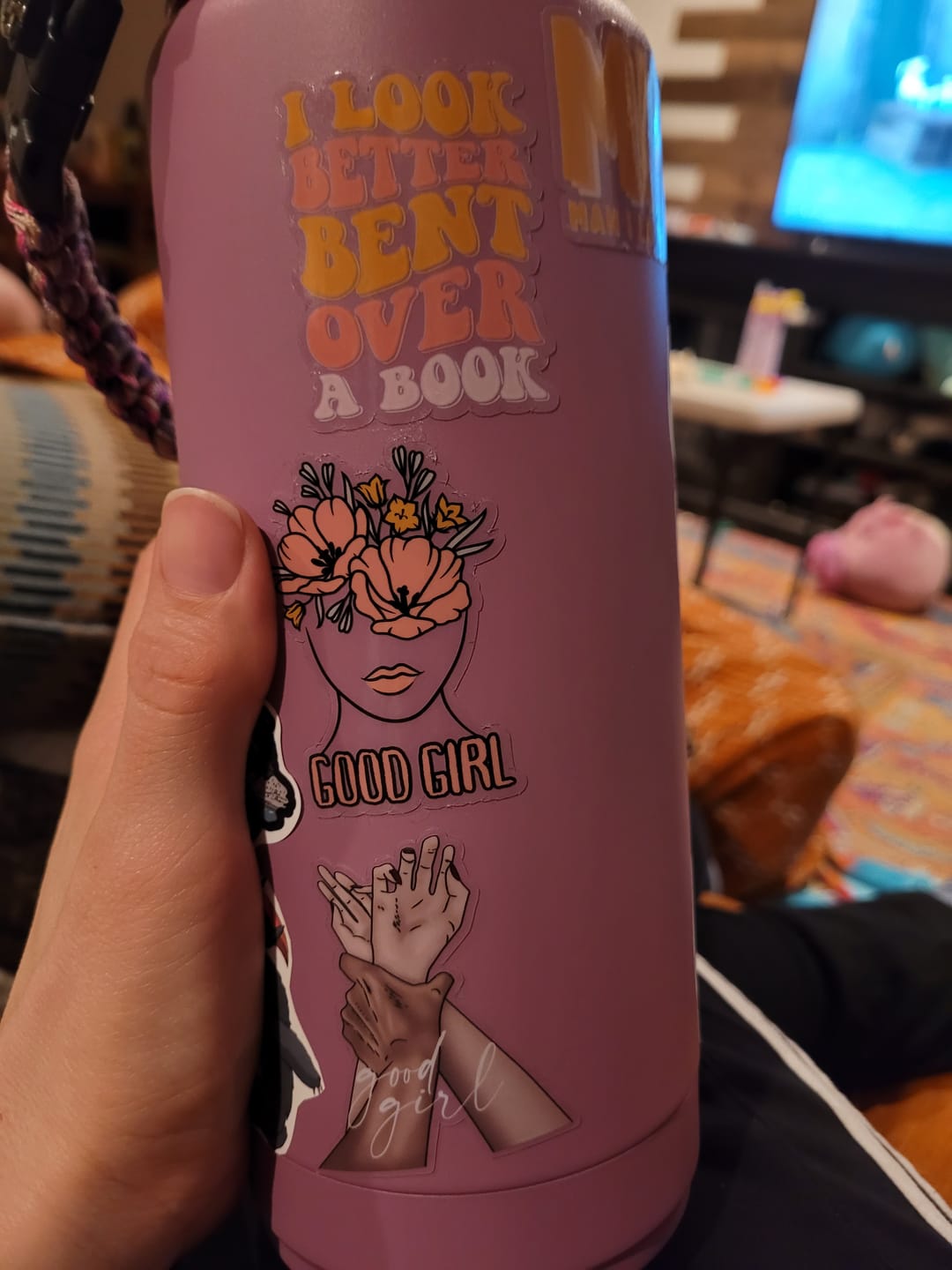 Customer photo review of good girl restraint sticker