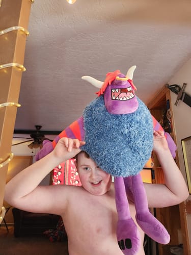 Customer photo review of Turn Drawings into Plushies
