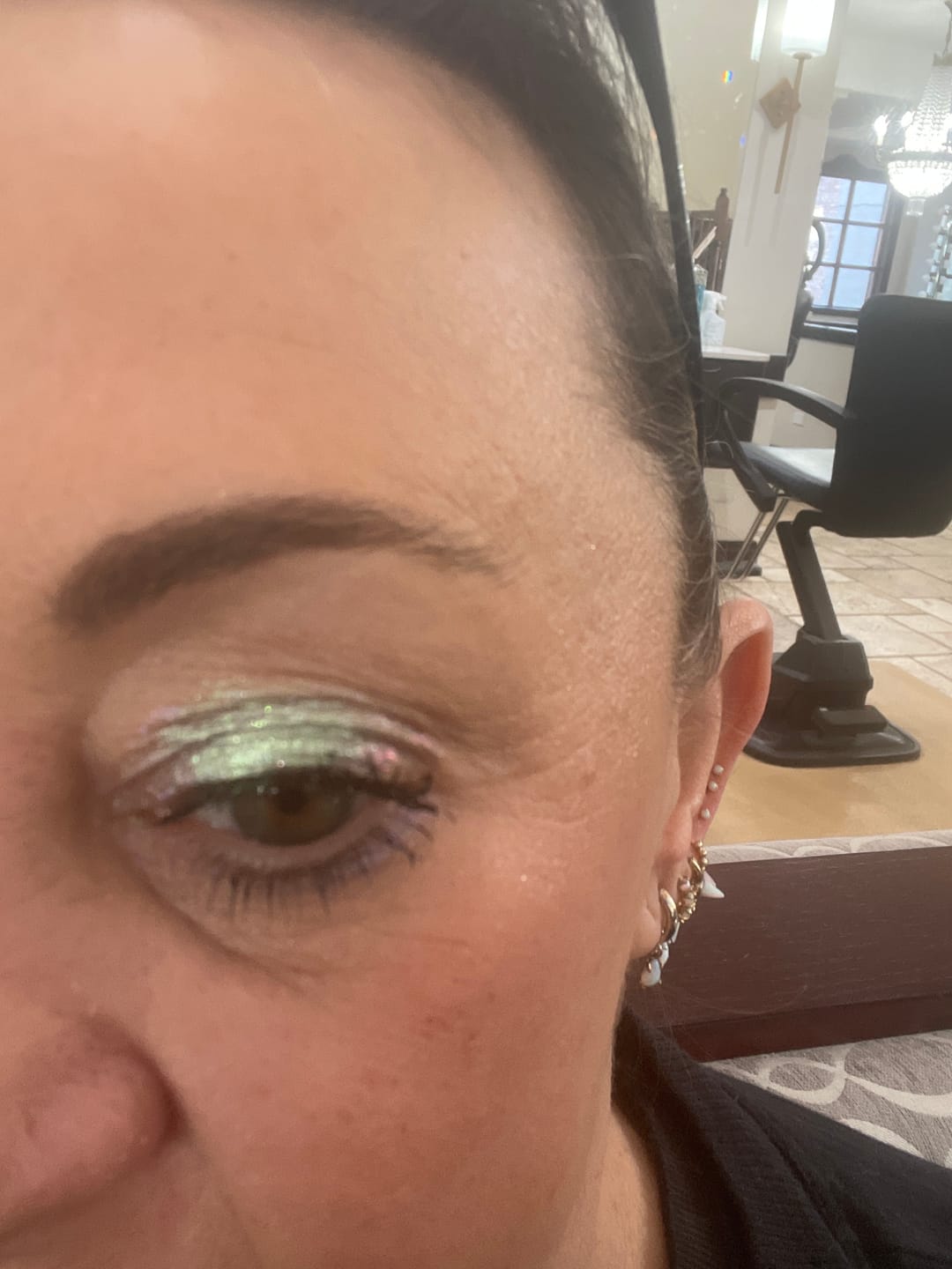Customer photo review of Duochrome loose glitter pigment - Clover