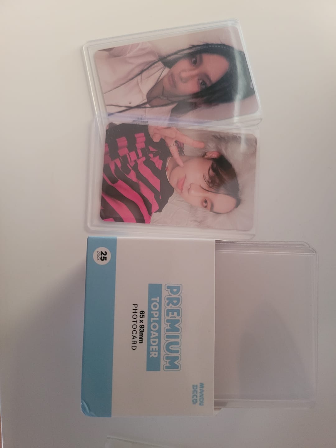 Customer photo review of PREMIUM CLEAR PHOTOCARD TOPLOADER