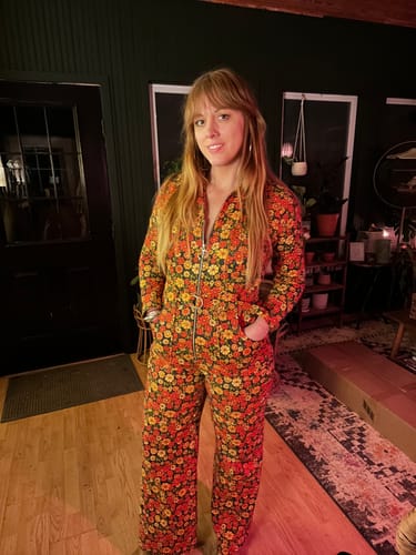 Customer photo review of The Marigold Jumpsuit