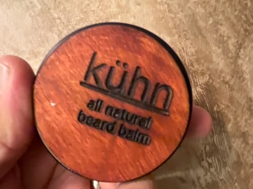 Customer photo review of All Natual Beard Balm | 2oz