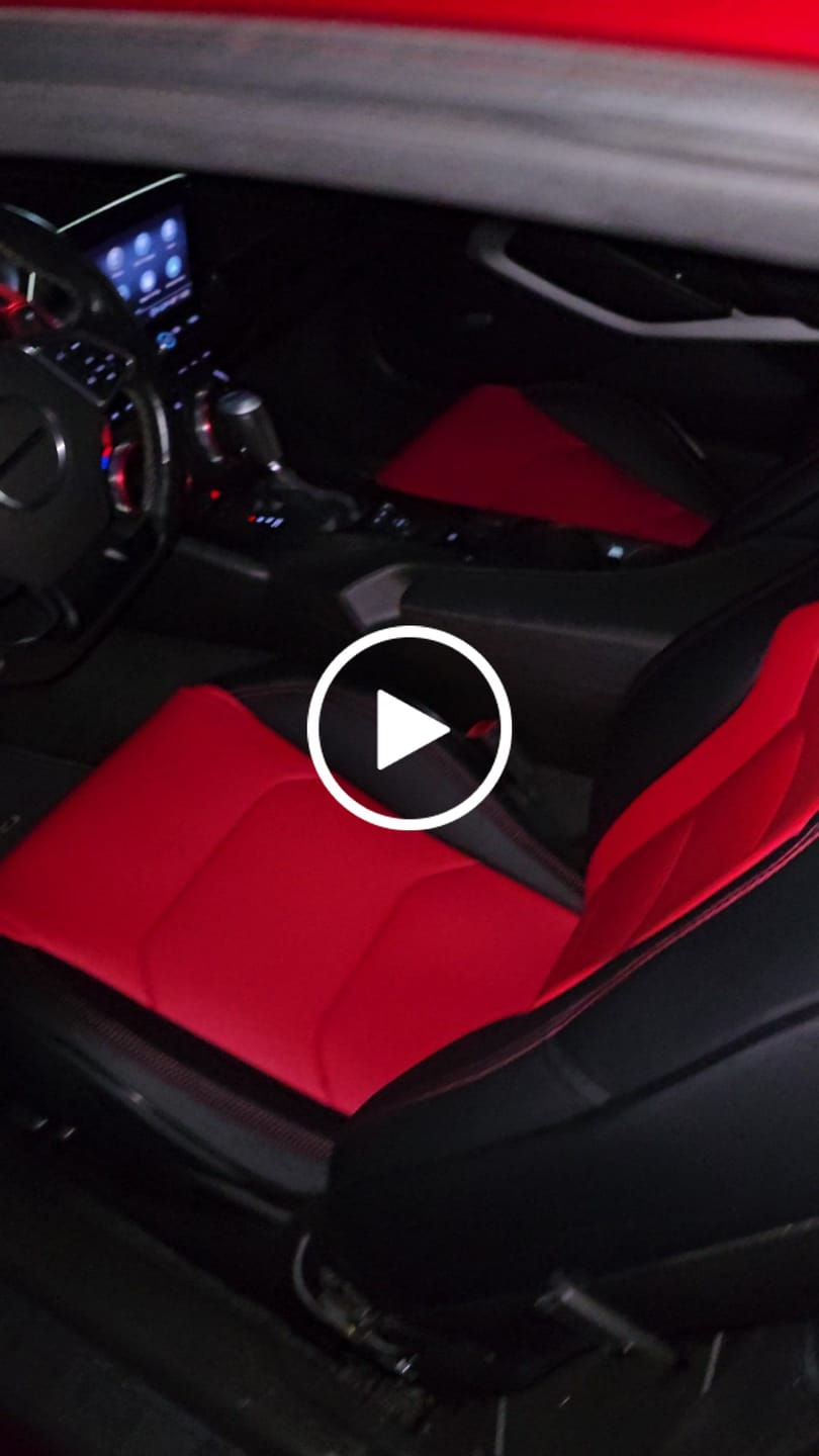 Customer video review of 6th Gen Camaro Coupe Custom Leather Seat Covers