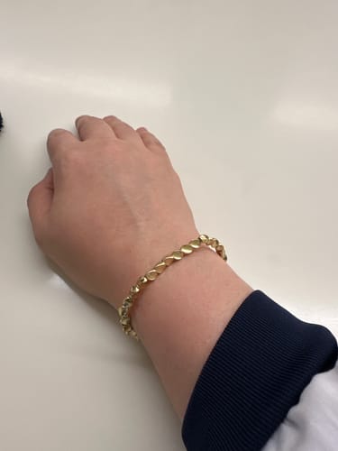 Customer photo review of Tibetan Lucky Copper Bracelet