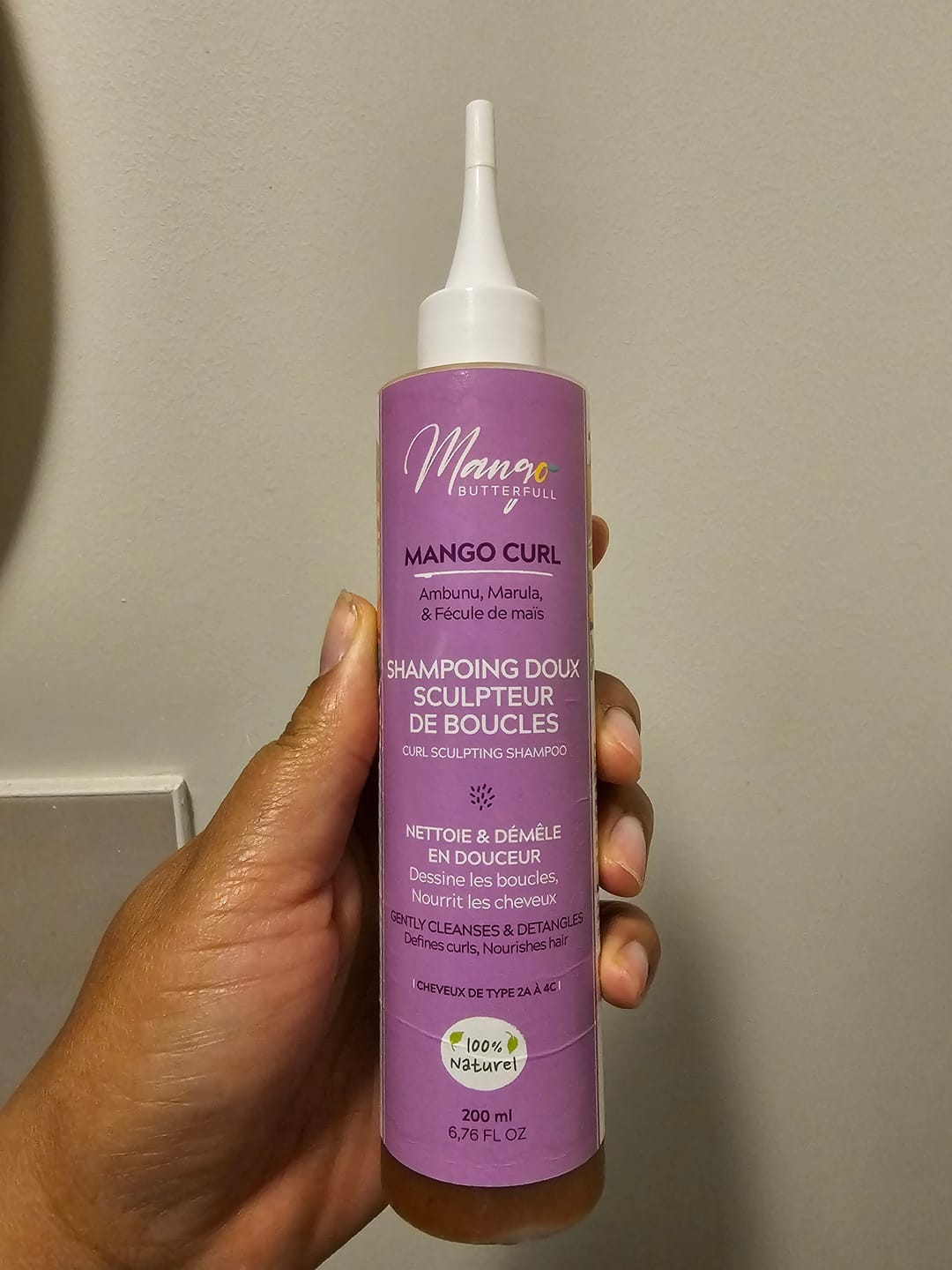 Customer photo review of Shampoing doux sculpteur de boucles