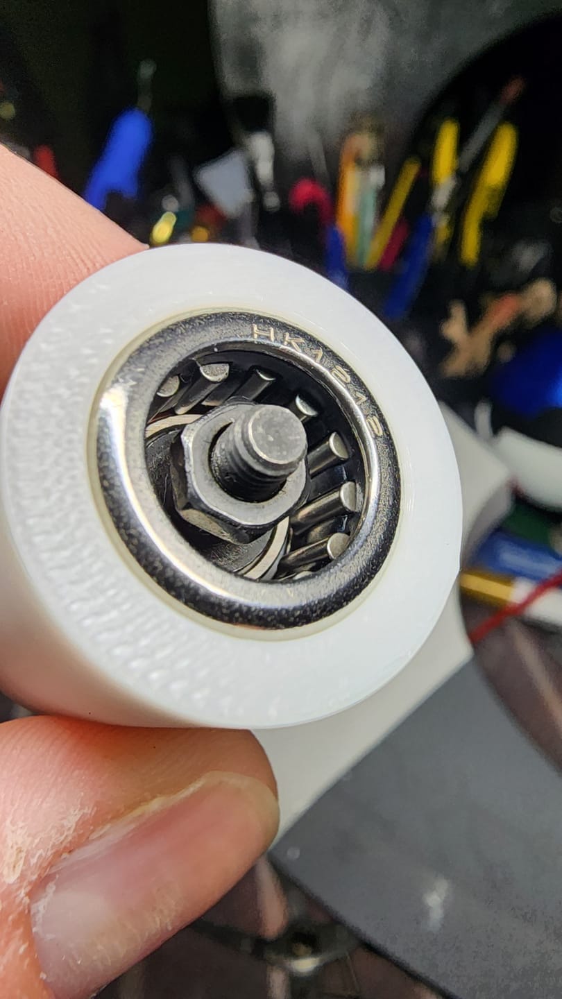Customer photo review of Cloudy White PETG Filament 1.75mm 1kg