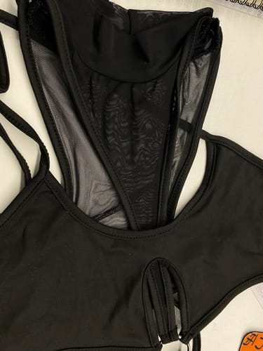 Customer photo review of NEV Sexy Suspender Removable Bodysuit