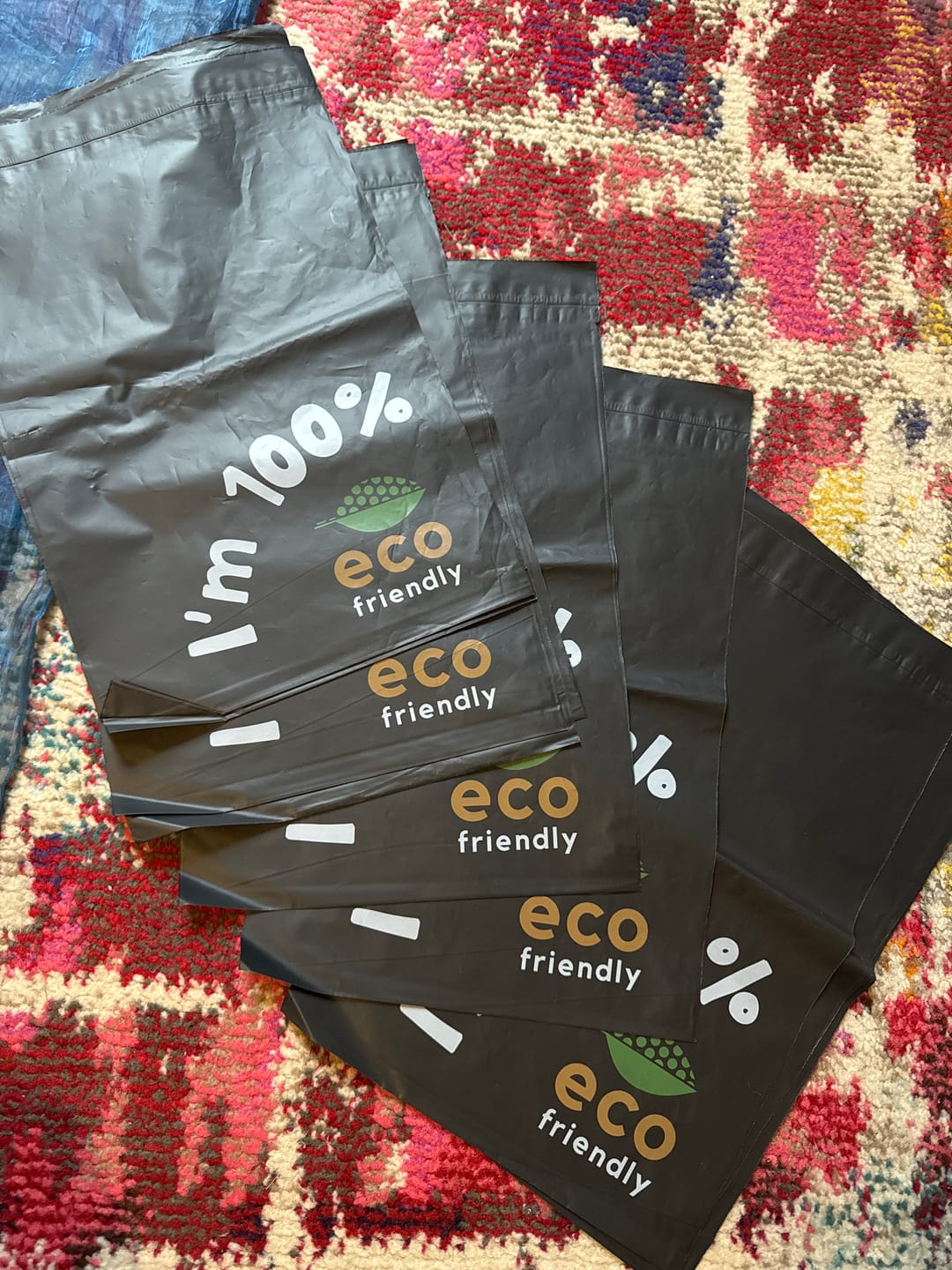 Customer photo review of Compostable Mailing Bags