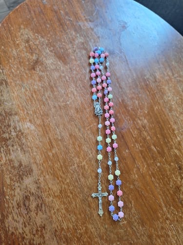 Customer photo review of FREE Mary's Little Garden Rosary