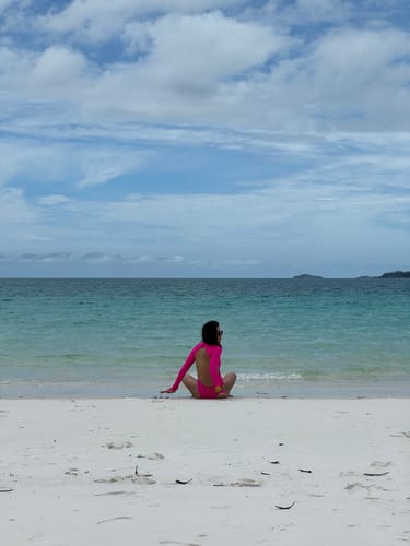 Customer photo review of Luna Long Sleeve Swimwear