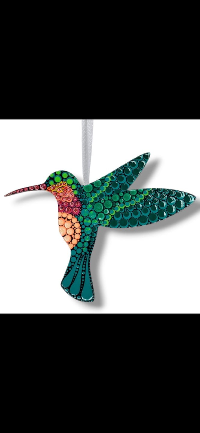 Customer photo review of Unfinished Wood Hummingbird Shape - Bird Animal - Craft - up to 24" DIY