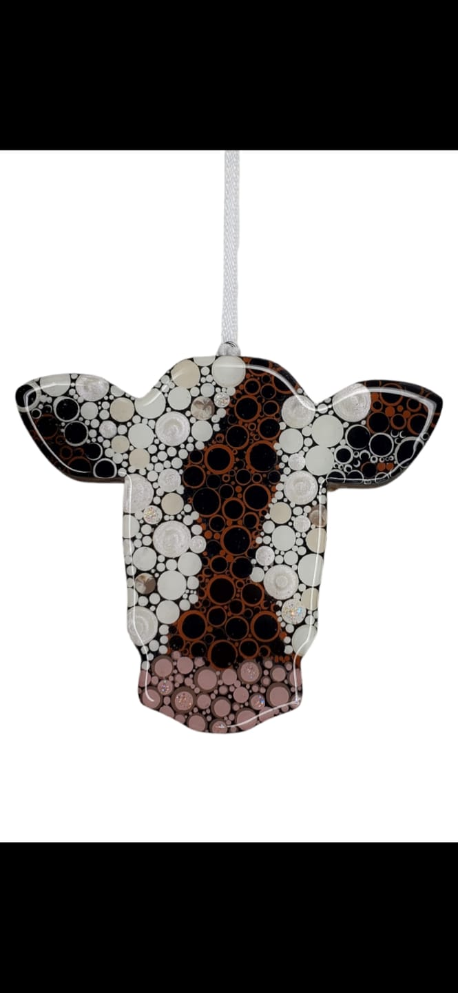 Customer photo review of Unfinished Wood Dairy Cow Shape - Craft - up to 36" DIY