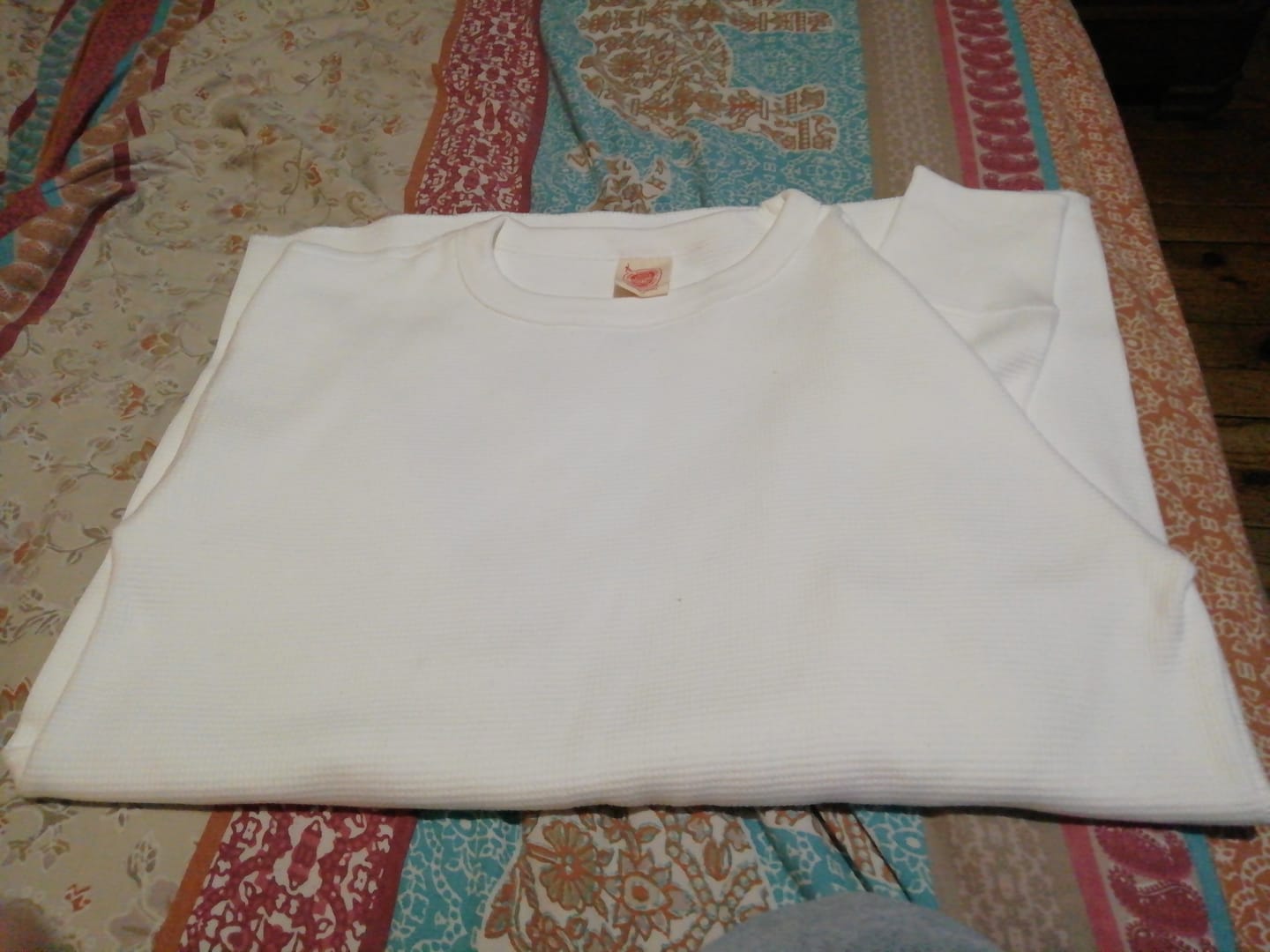 Customer photo review of Heavyweight Waffle Cotton Underwear - White