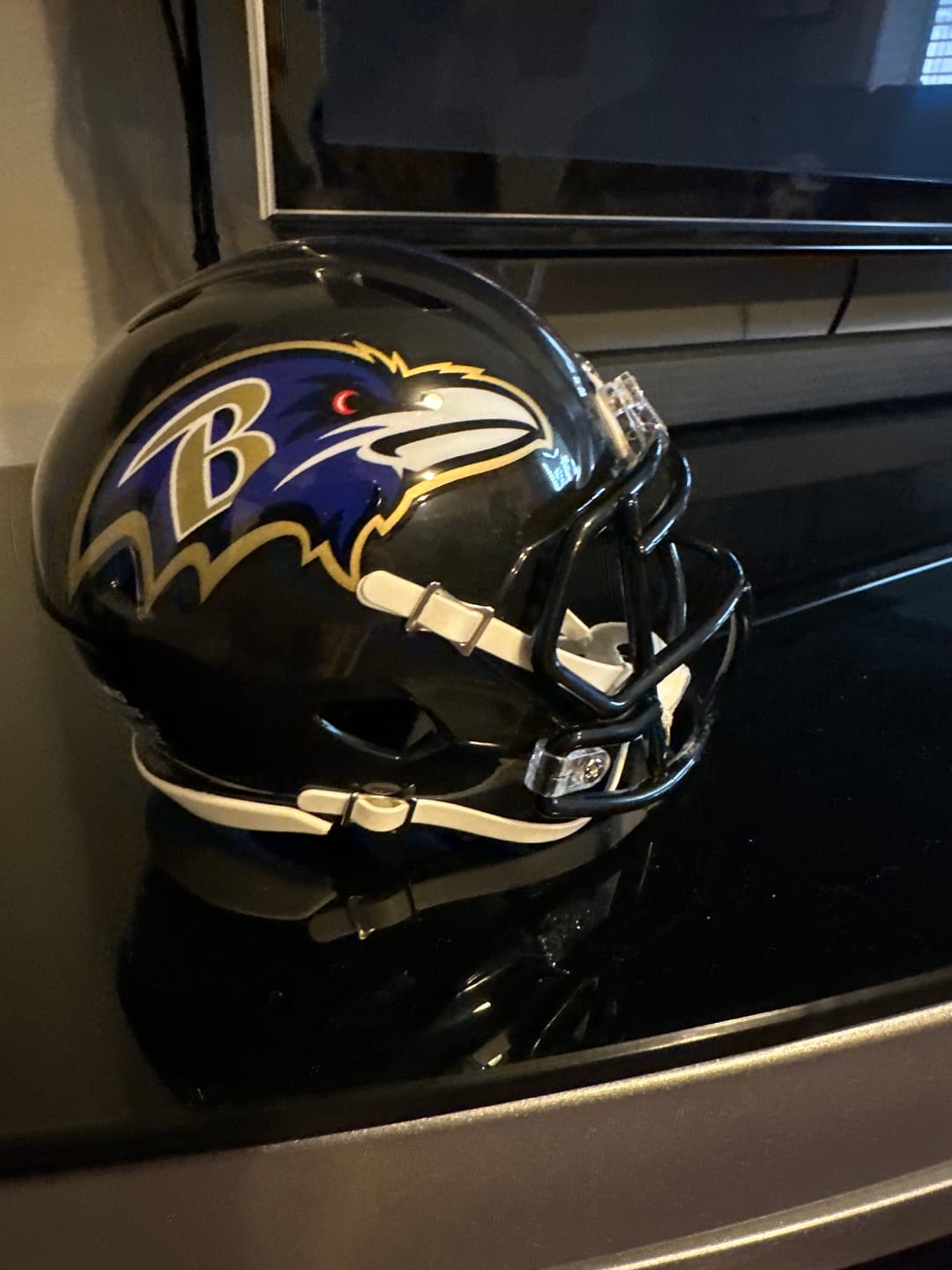 Customer photo review of Baltimore Ravens Riddell Speed Mini Football Helmet