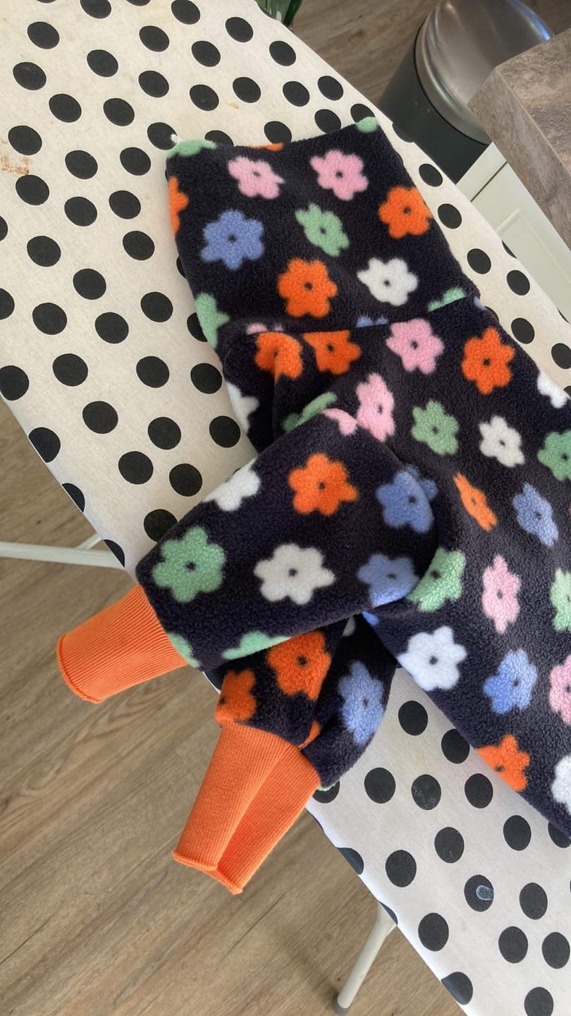Customer photo review of Organic Ribbed Cuffs - 135cm