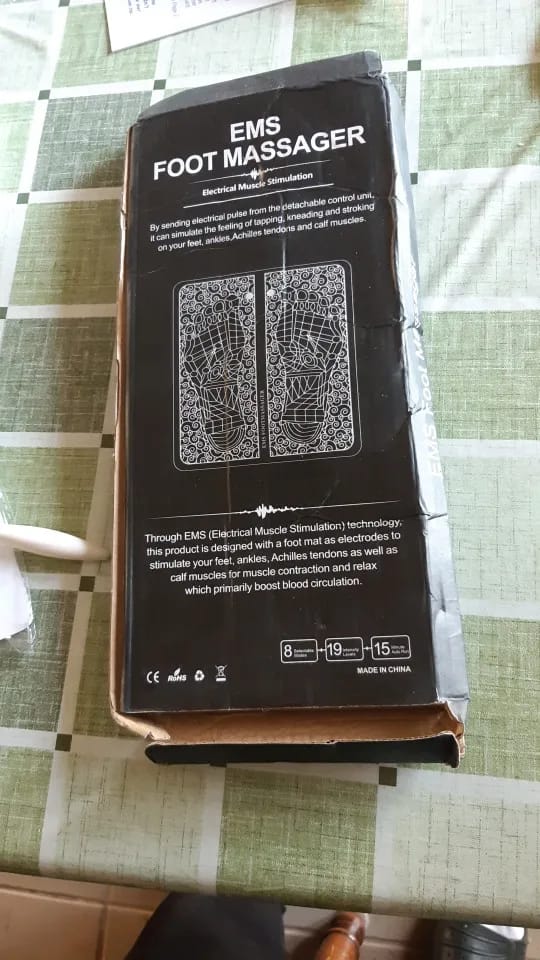Customer photo review of Tapis Massage plantaire electric Foot Massager Pad Relief Pain Acupoints Mat Shock Muscle Stimulation Improve Blood Circulation