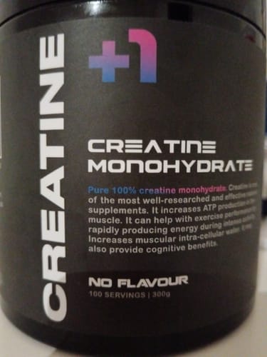 Customer photo review of +1© Creatine Monohydrate