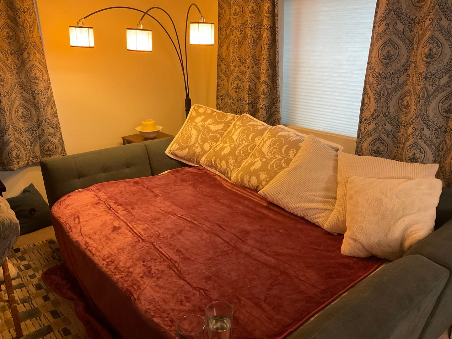 Customer photo review of Waterproof Splash Blanket™️ - Mulberry The OG