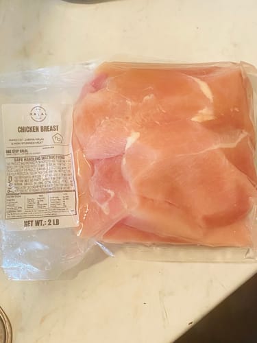 Customer photo review of Halal Chicken Breast