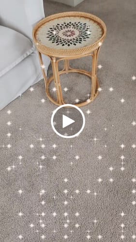 Customer video review of Floral Rattan Table