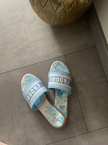 Customer photo review of Jadore Pantolette - Hellblau