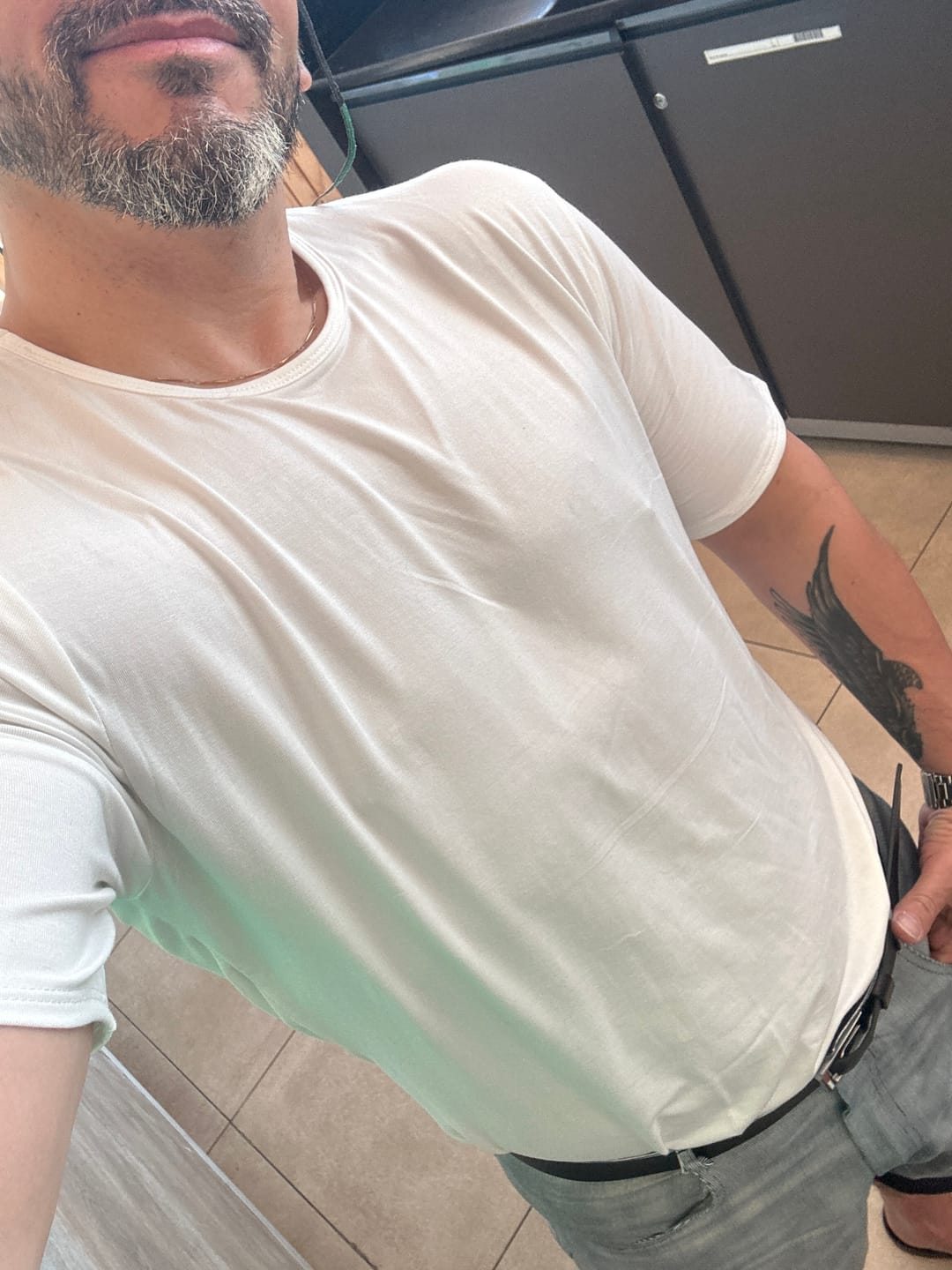 Customer photo review of Polera de Bambú Ultra Suave Back in Time