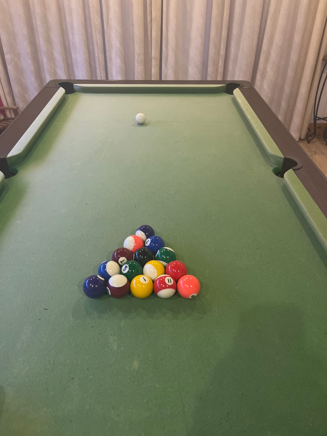 Customer photo review of Pool Ball Spot /Strip Set 1"7/8