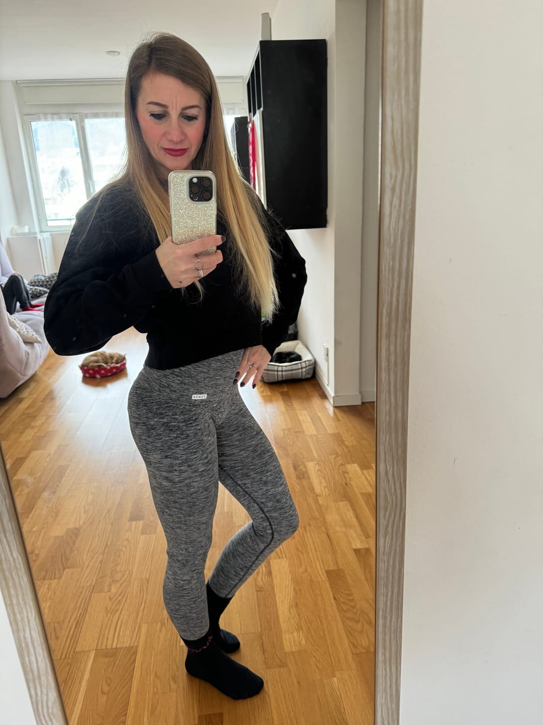 Customer photo review of Leggings Pulsar Nero