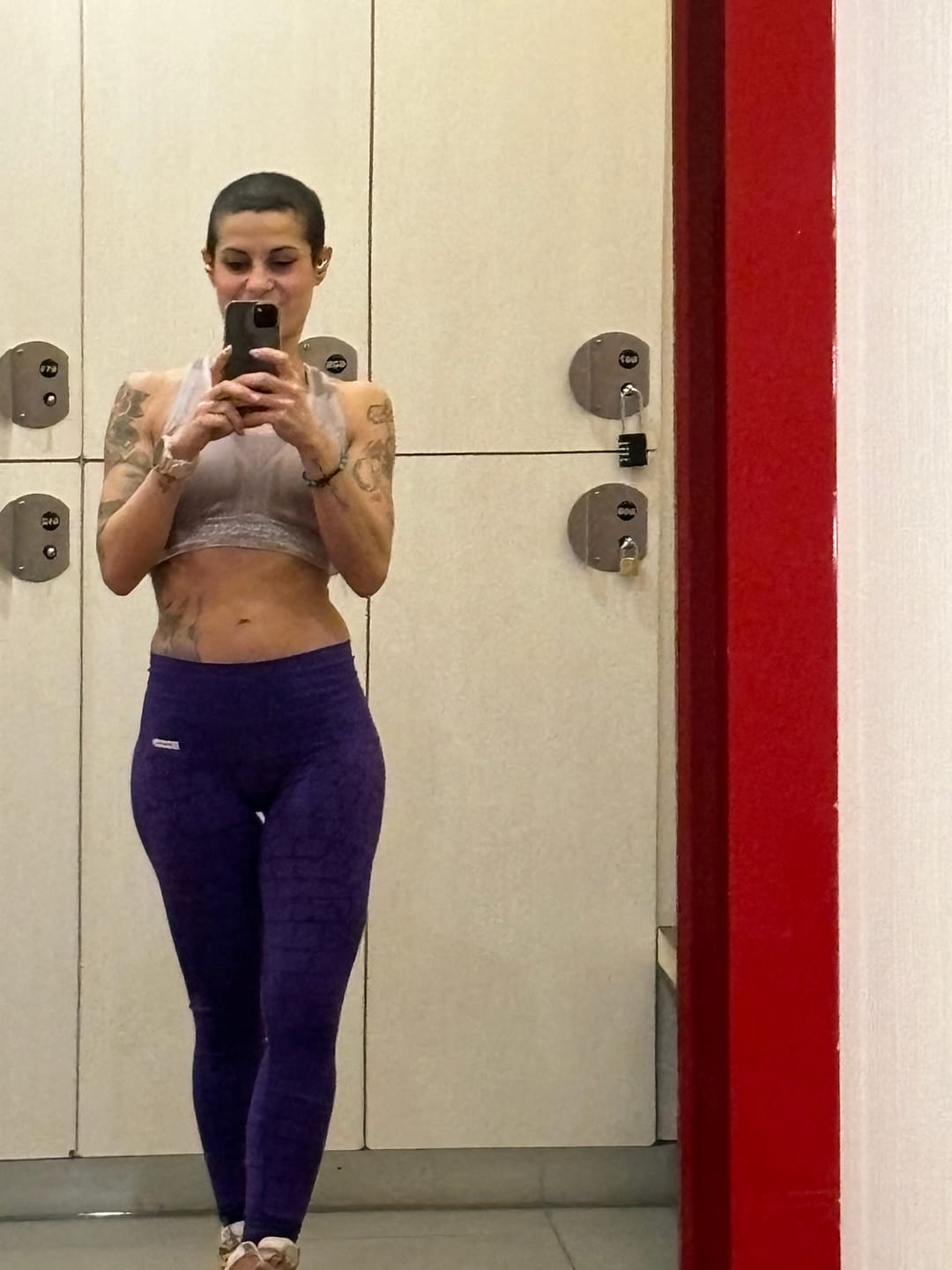 Customer photo review of Leggings All-up Cocco Viola