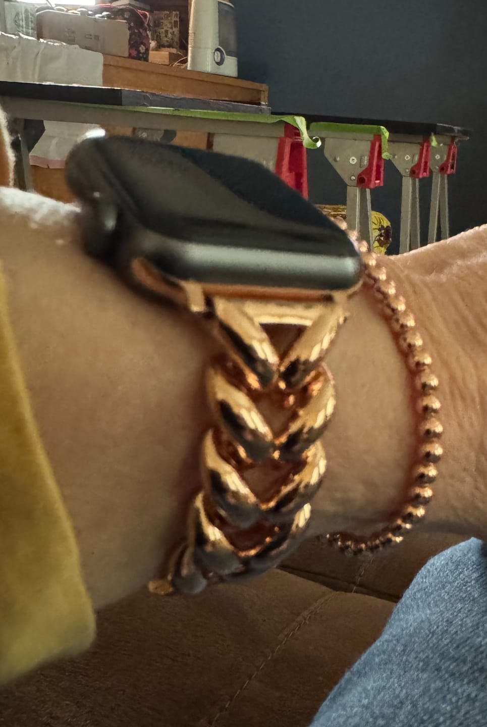 Customer photo review of Herringbone Band for the Apple Watch