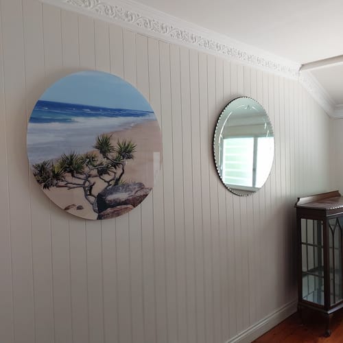 Customer photo review of Coolum Beach Circle Acrylic Glass